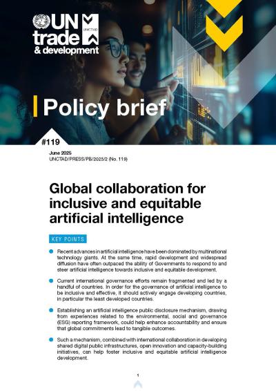 Cover image for Global collaboration for inclusive and equitable artificial intelligence
