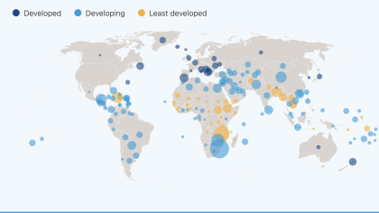 Cover image for Mapping the size  of new US tariffs for developing countries